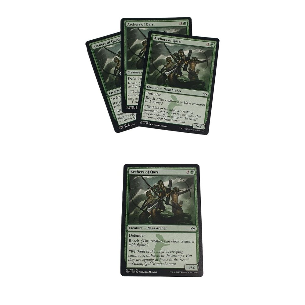 Magic: The Gathering Archers Of Qarsi 124/185 Card Set Game Collection